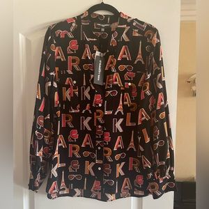 Karl Lagerfeld blouse size L brand new with tag
